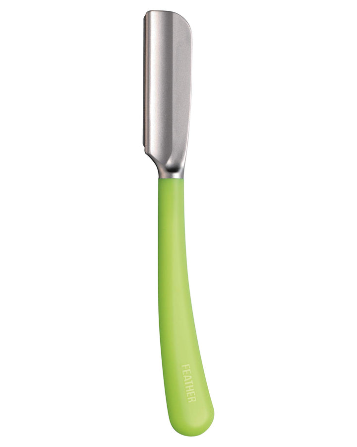 Feather SS Japanese Straight Razor, Lime