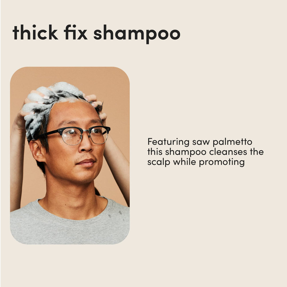 hims Thick Fix Shampoo & Conditioner Set - Thickening Shampoo and Conditioner with Saw Palmetto and Niacinamide - No Parabens or Sulfates, Vegan and Cruelty Free - Eucalyptus Grove - 2 x 6.4 fl oz