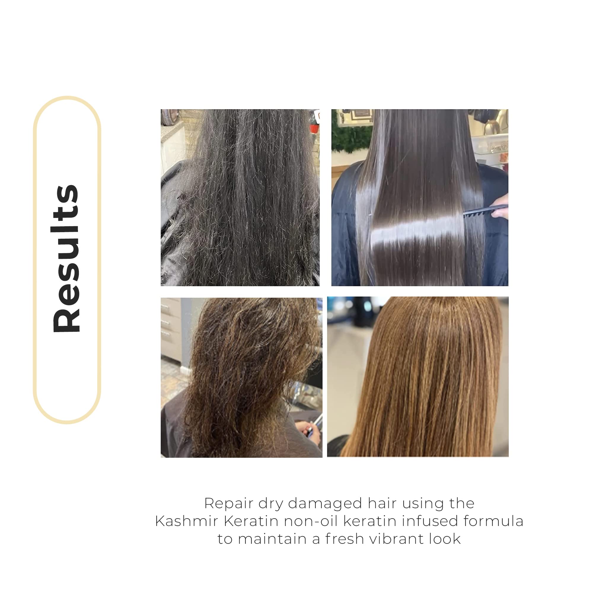 Kashmir Keratin Hair Therapy Serum Non Oily Anti Frizz NEW PRESENTATION (100ml / 3.38 Fl Oz.)