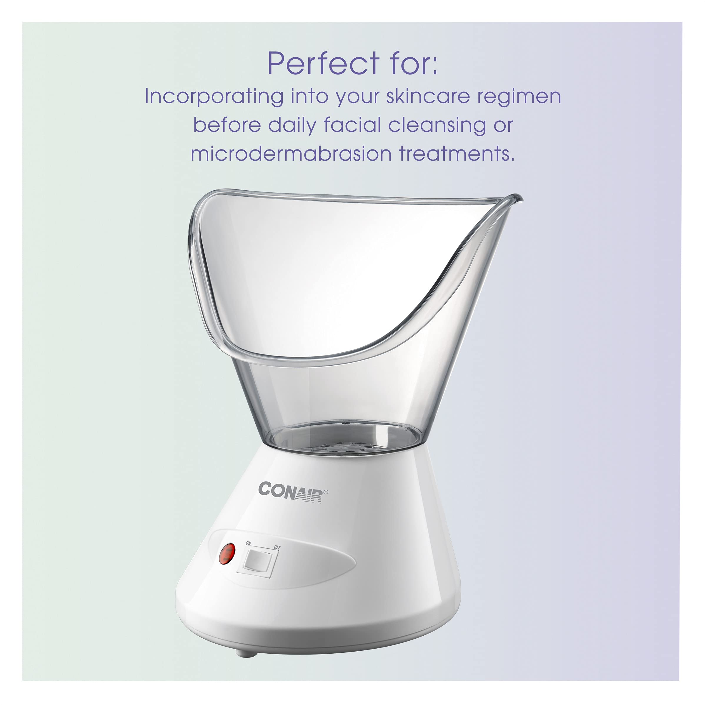 True Glow by Conair Warm Steam Moisturizing Mist Facial Sauna System