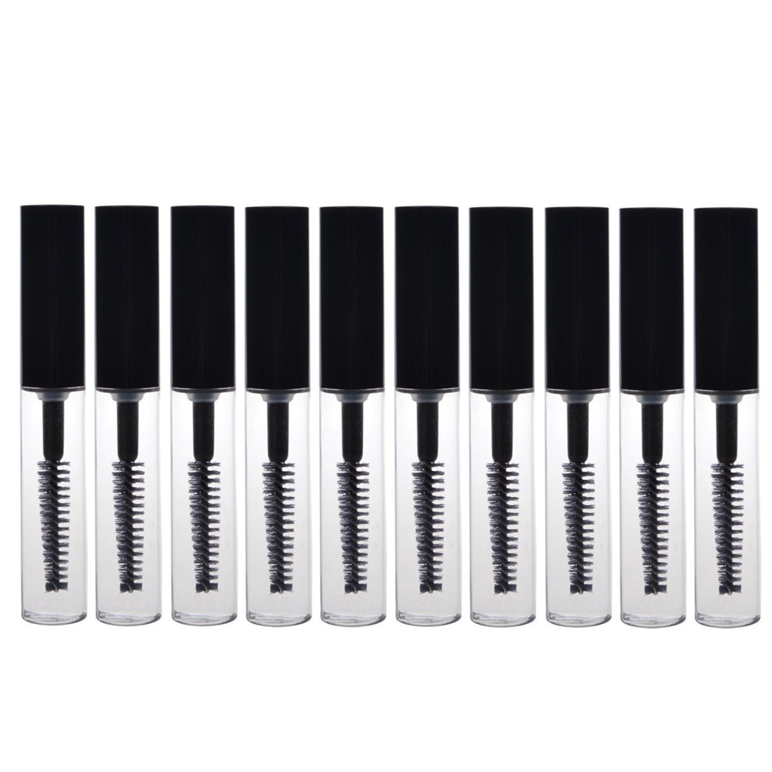 10p : Adecco LLC 5 pcs 4ML Reusable Empty Bottle Tube Container for Eyelash Growth Oil/Mascara with Brush for Home and Travel (10p)