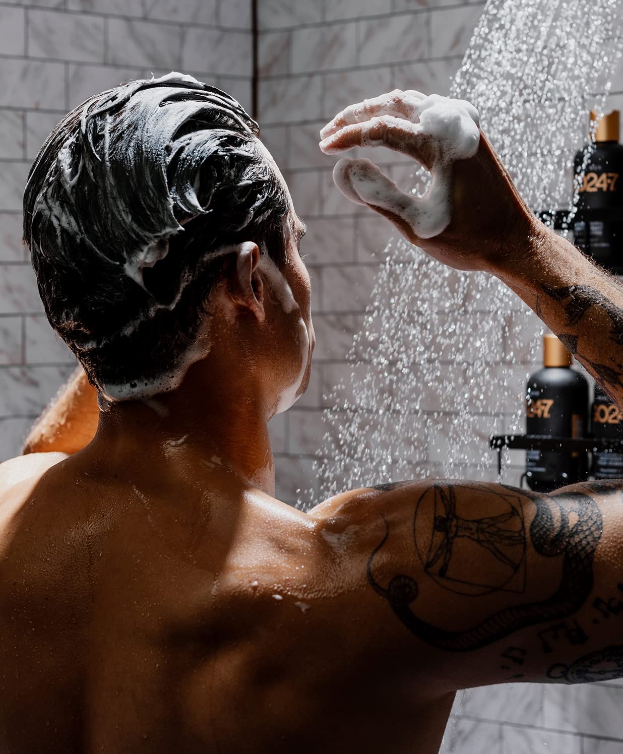 On The Go Men's GO247 Mint Thickening Shampoo, 8 Oz