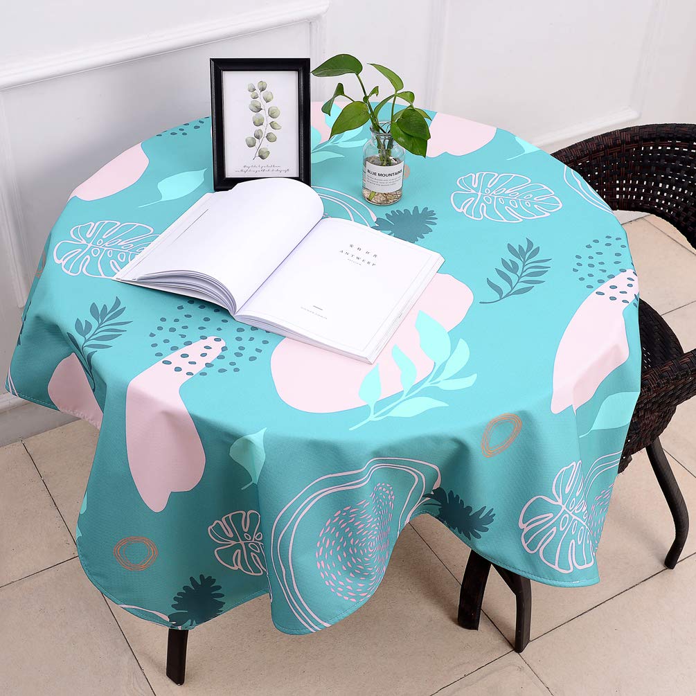 Splat Mat for Under High Chair/Arts/Crafts, WOMUMON Washable Spill Mat Waterproof Anti-Slip Floor Protector Splash Mat, Messy Mat and Table Cloth