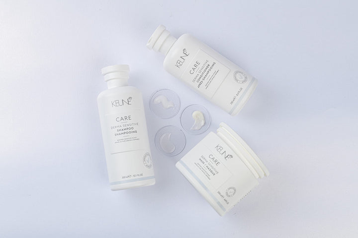 Keune Care Derma Sensitive Shampoo, Soothing & Allergen-Free Cleanser for Dry Scalp, 10.1 Fl Oz