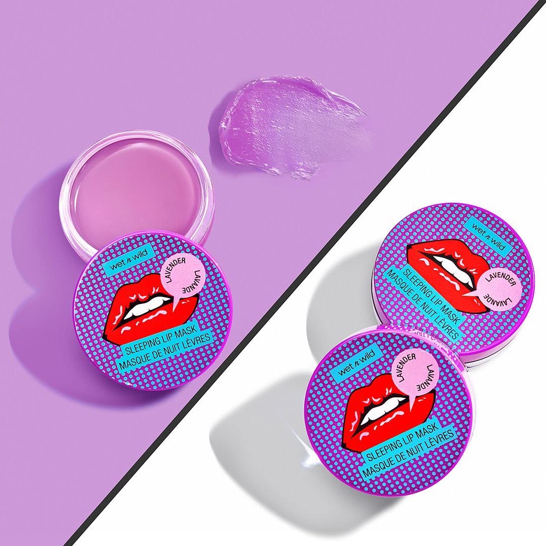 wet n wild Perfect pout night lip mask, Lavender, 0.21 Ounce