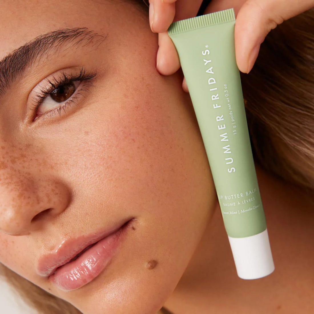 Summer Fridays Tinted Lip Butter Balm - Conditioning Vegan Lip Balm for Instant Moisture, Shine & Hydration - Softening & Soothing Skincare - Sweet Mint (.5 Oz)