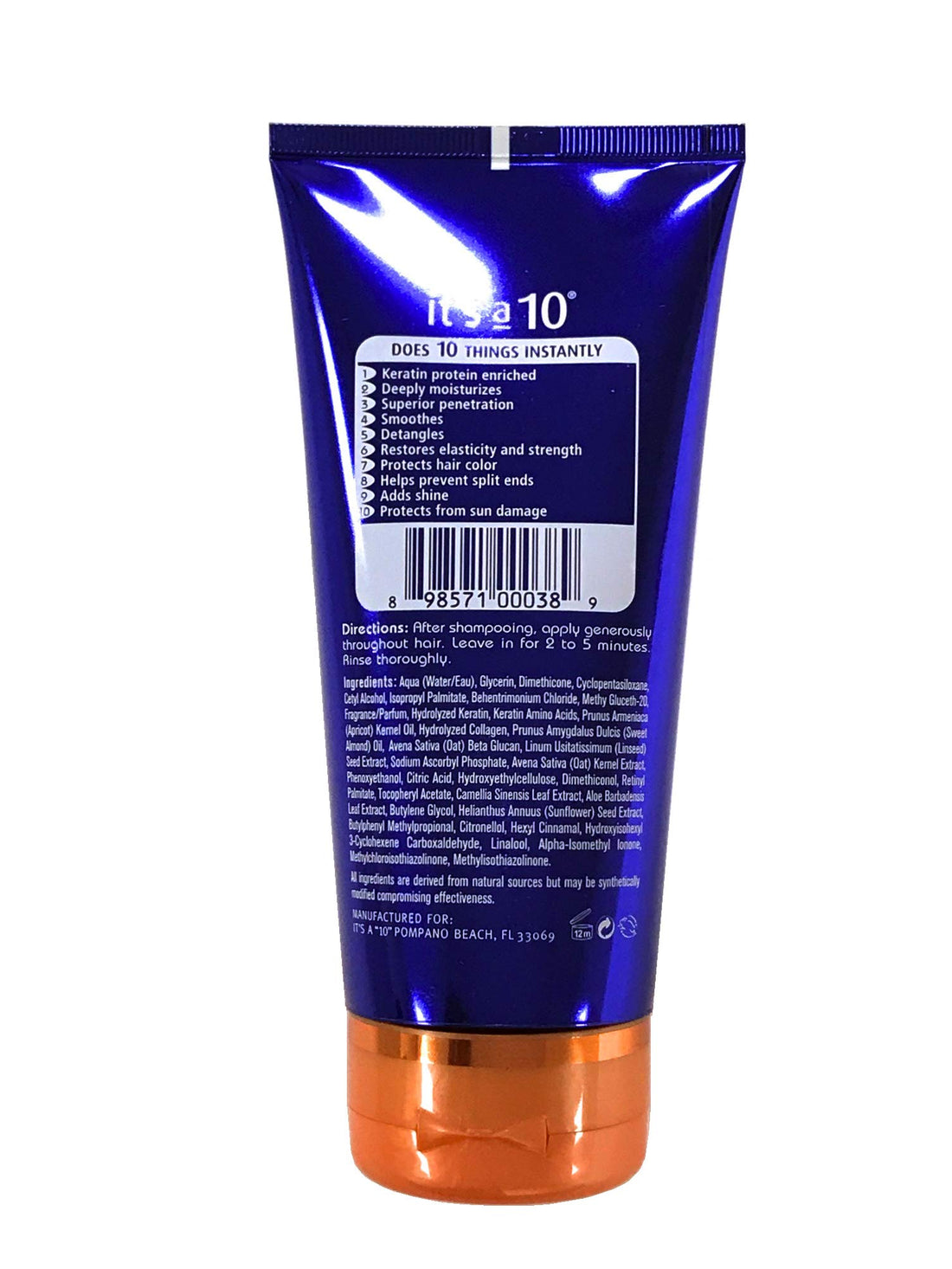 It's a 10 Haircare Miracle Deep Conditioner plus Keratin, 5 fl. oz. (Pack of 2)