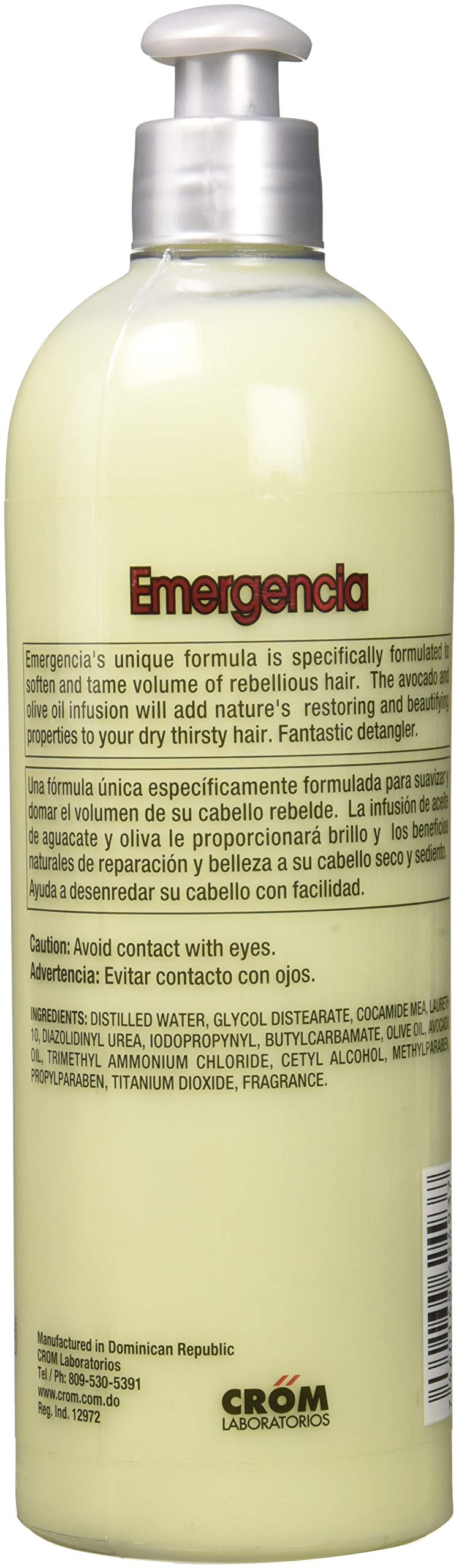 Toque Magico Emergencia Conditioner, Avocado/Olive, 16 Ounce