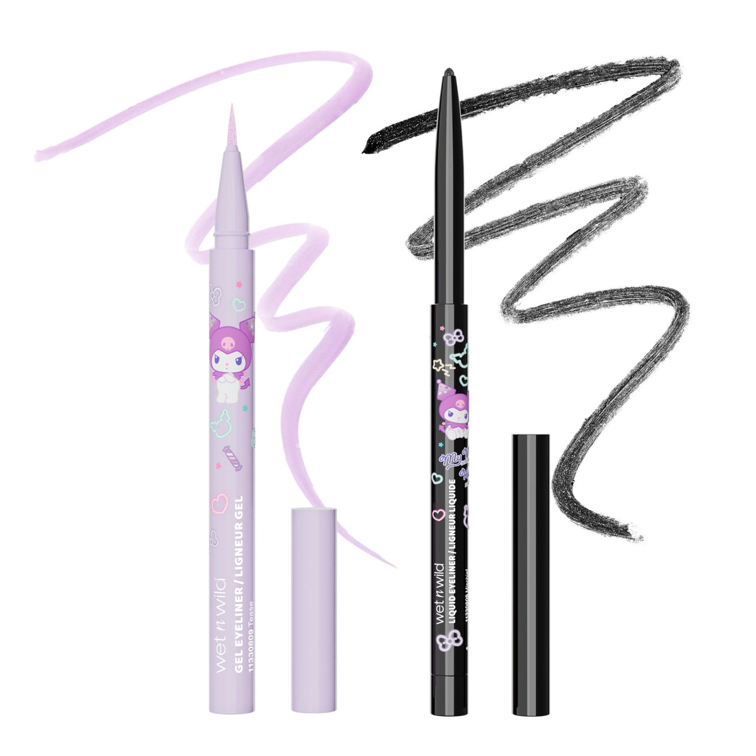 wet n wild My Melody and Kuromi Liquid And Gel Eyeliner Set - Twisted Cute