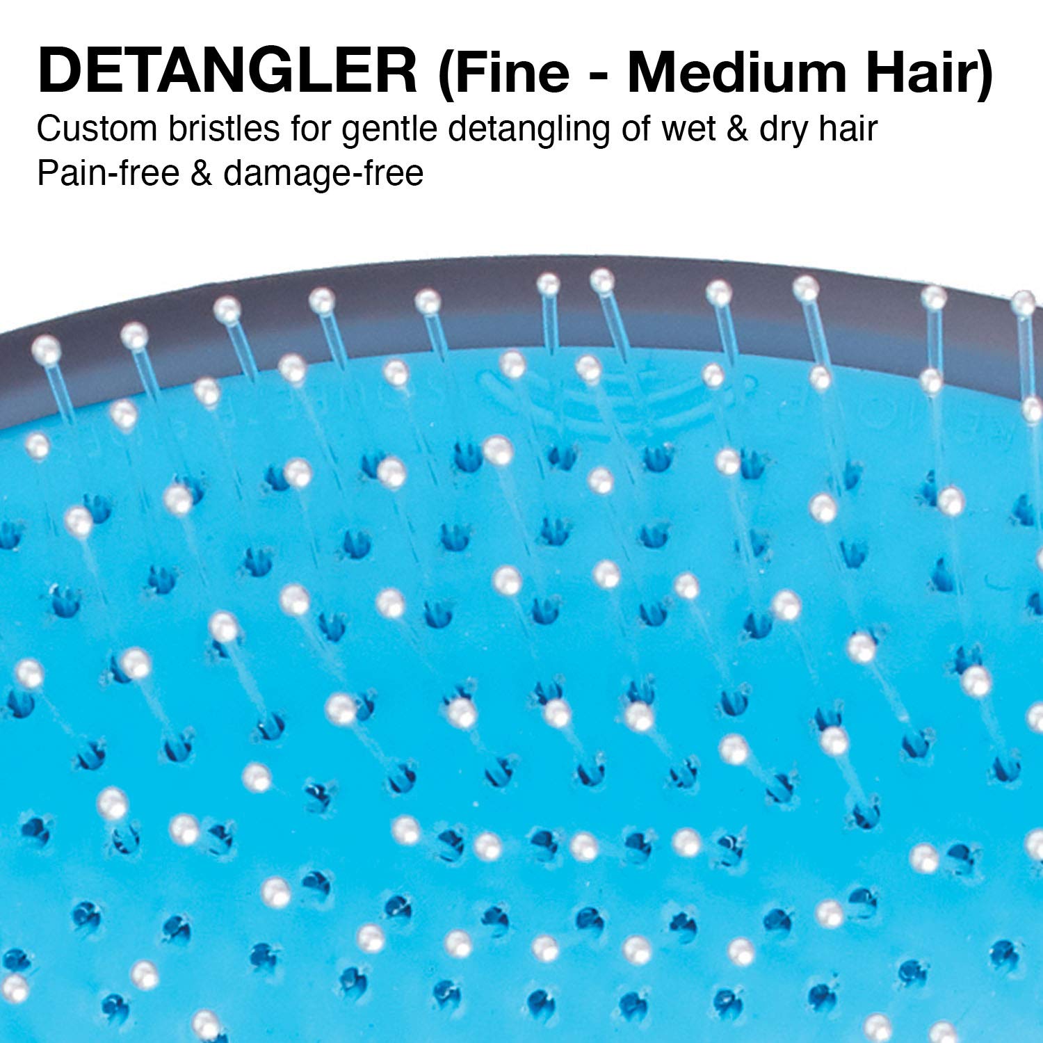 Olivia Garden Detangler & Styler Collection Brush, Black