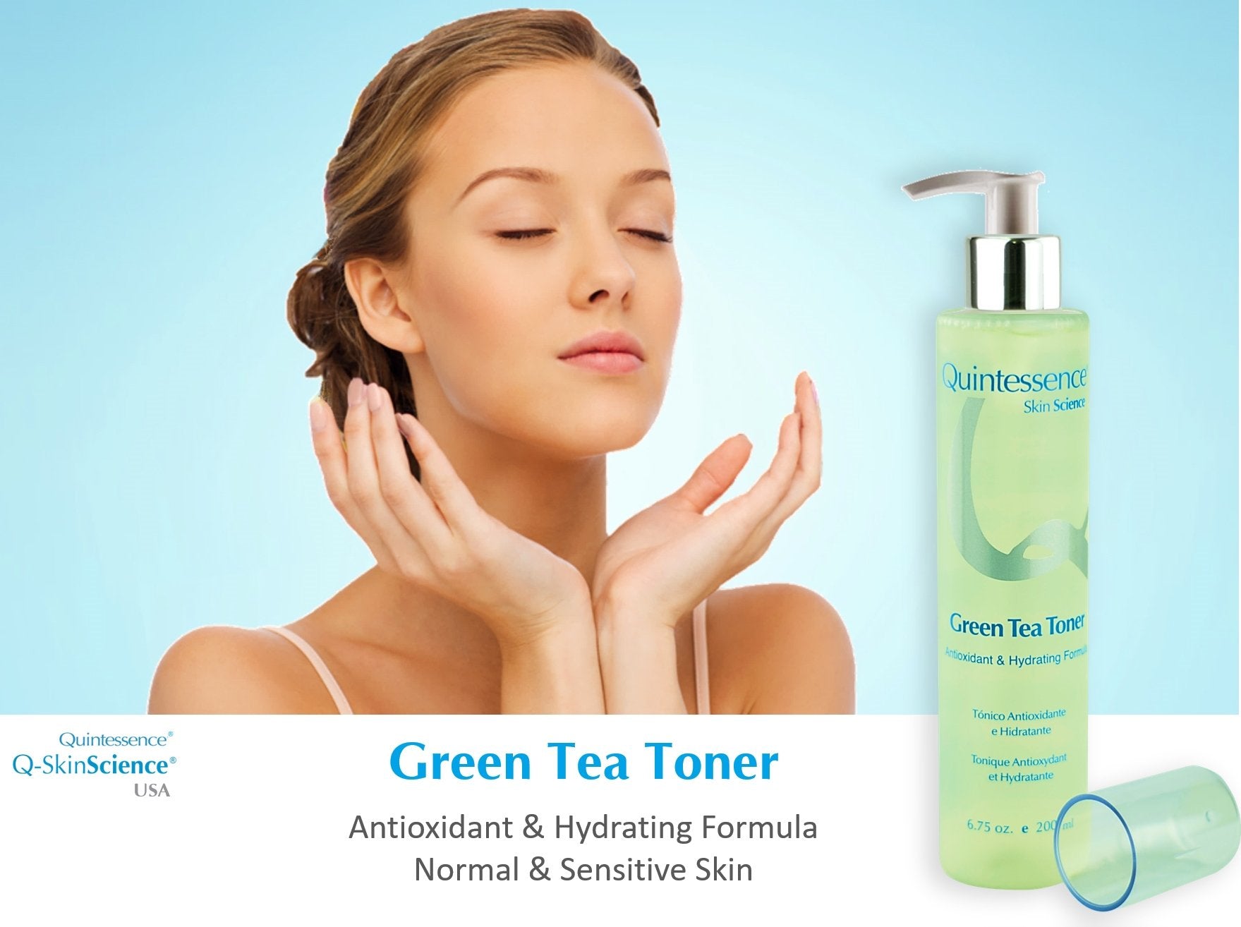 Quintessence Green Tea Toner 6.75oz