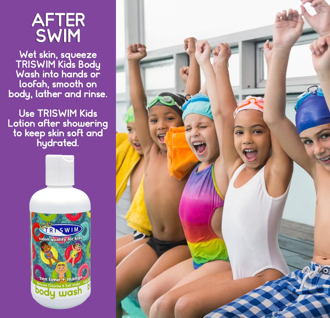 TRISWIM KIDS Chlorine Removal Swimmer Body Wash