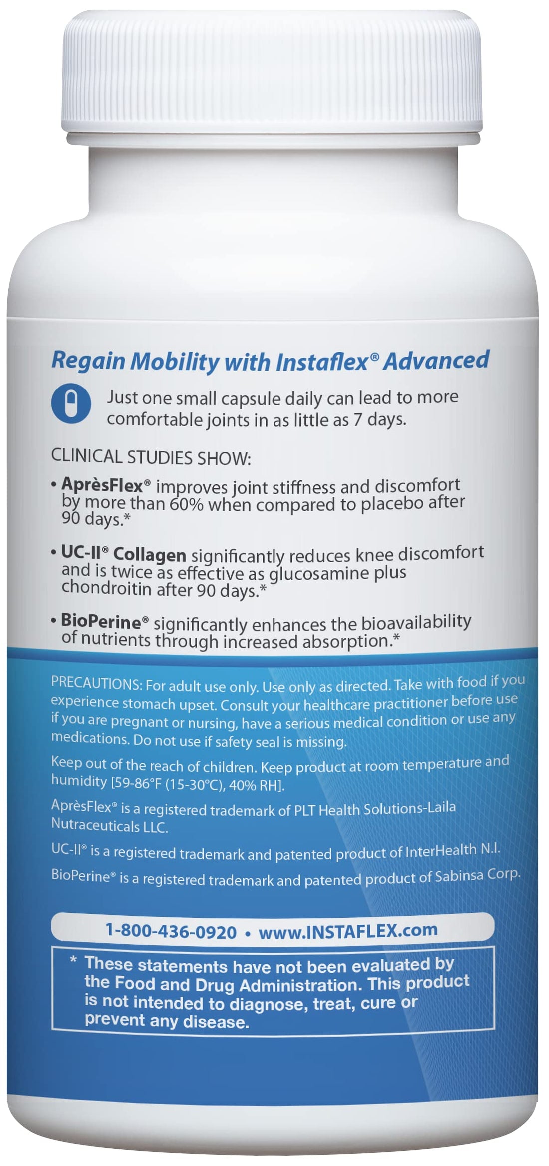 Instaflex Advanced Joint Support Nutritional Supplement Capsule with Doctor Formulated Joint Relief Supplement, Featuring UC-II Collagen & 5 Other Joint Discomfort Fighting Ingredients, 60 Ct