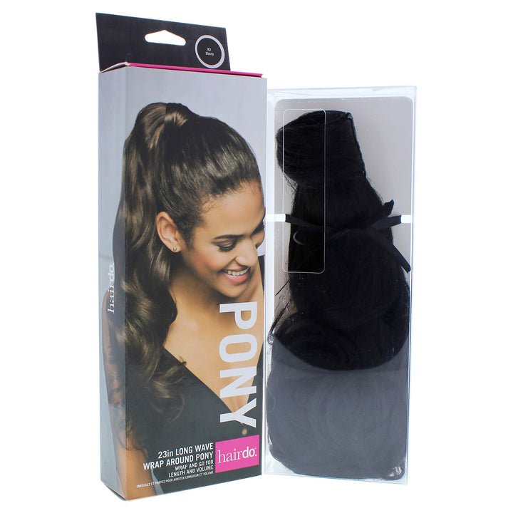 Hairdo Wave Wrap Around Pony - R2 Ebony For Women 23 Inch Hair Extension