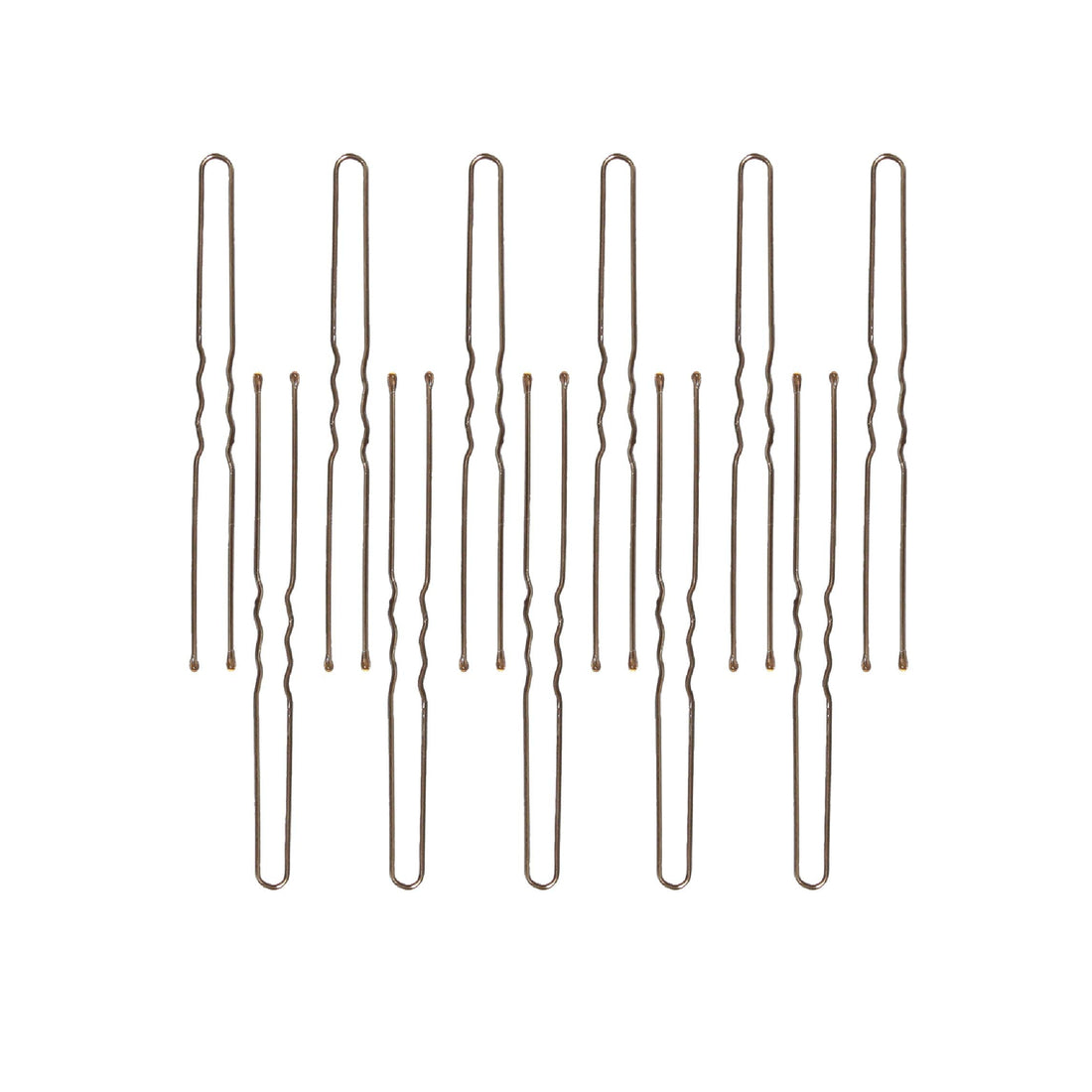 ForPro Hair Pins, Brown, Ball-Tipped, Crimped, Non-Damaging, 3ââ‚¬Â L, 1 Lb.