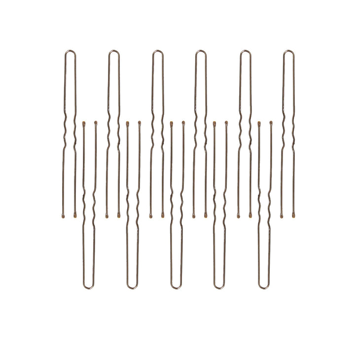 ForPro Hair Pins, Brown, Ball-Tipped, Crimped, Non-Damaging, 3ââ‚¬Â L, 1 Lb.