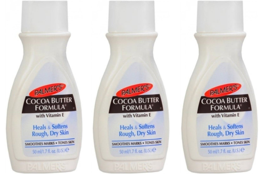Palmer's Cocoa Butter Formula Vitamin E Heals Softens Rough Dry Skin 1.7 oz Body Lotion Travel Size (Pack of 3)