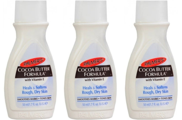 Palmer's Cocoa Butter Formula Vitamin E Heals Softens Rough Dry Skin 1.7 oz Body Lotion Travel Size (Pack of 3)