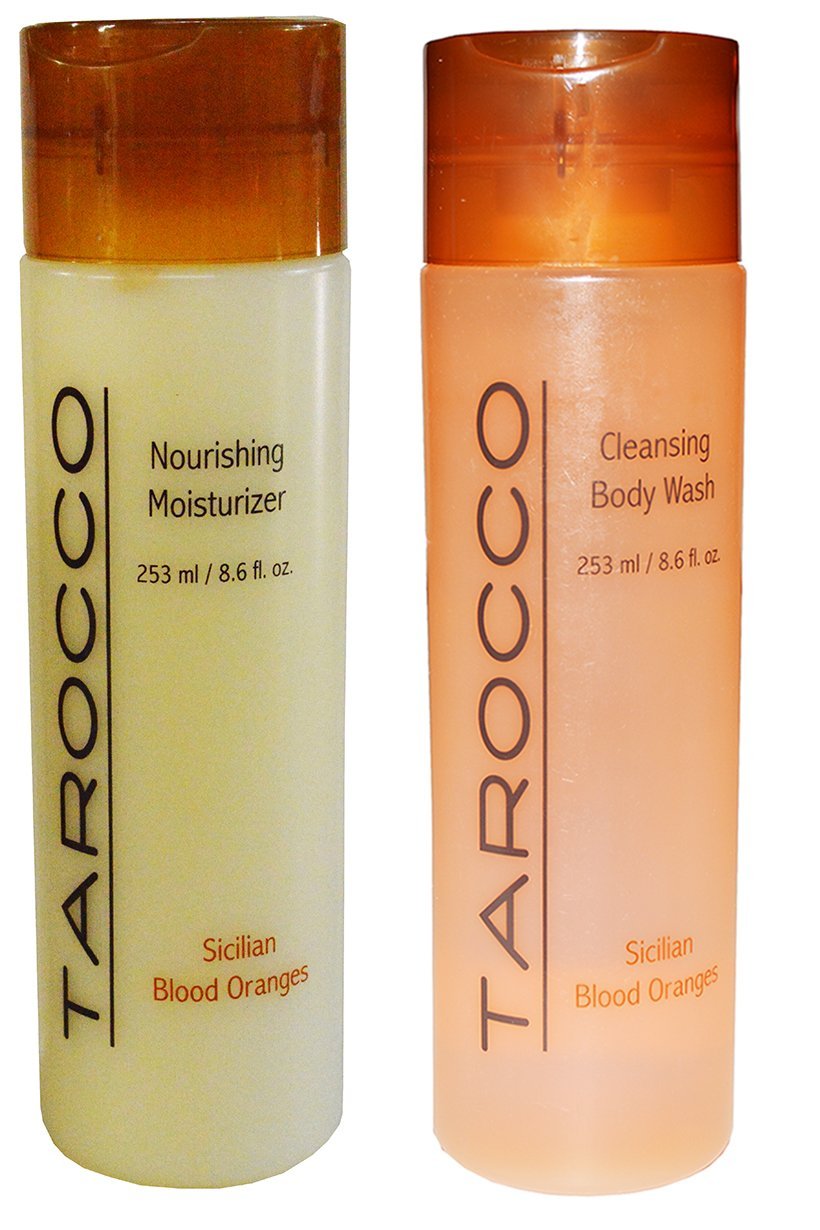Tarocco Sicilian Red Orange Extracts Nourishing Moisturizer + Cleansing Body Wash Set