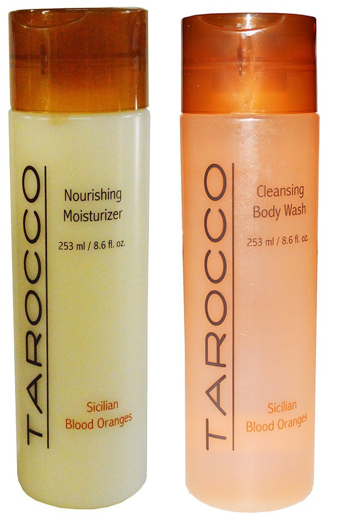 Tarocco Sicilian Red Orange Extracts Nourishing Moisturizer + Cleansing Body Wash Set
