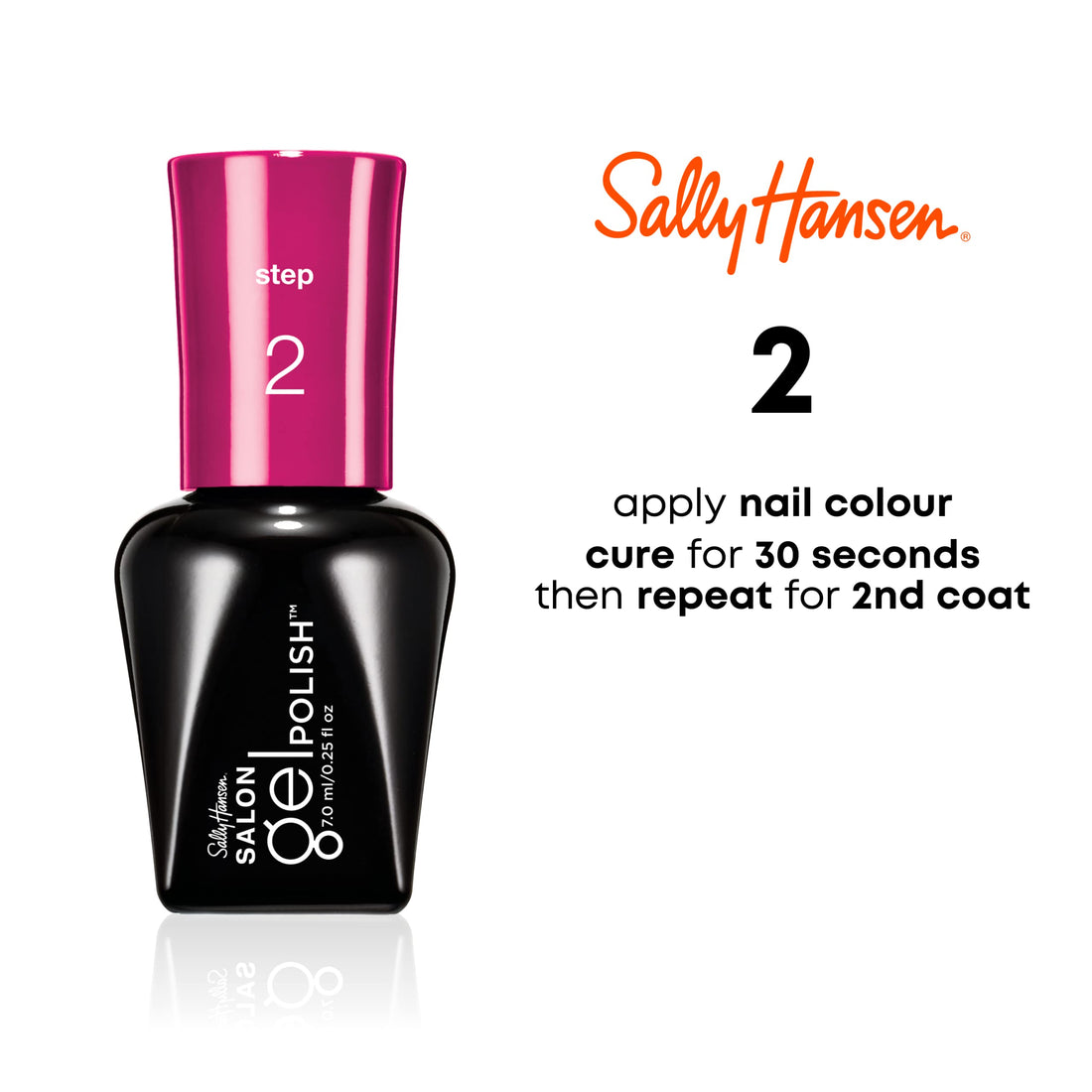Sally Hansen Salon Pro Gel Nail Polish Lacquer, Sheer Ecstasy, 0.24 Fl. Oz.