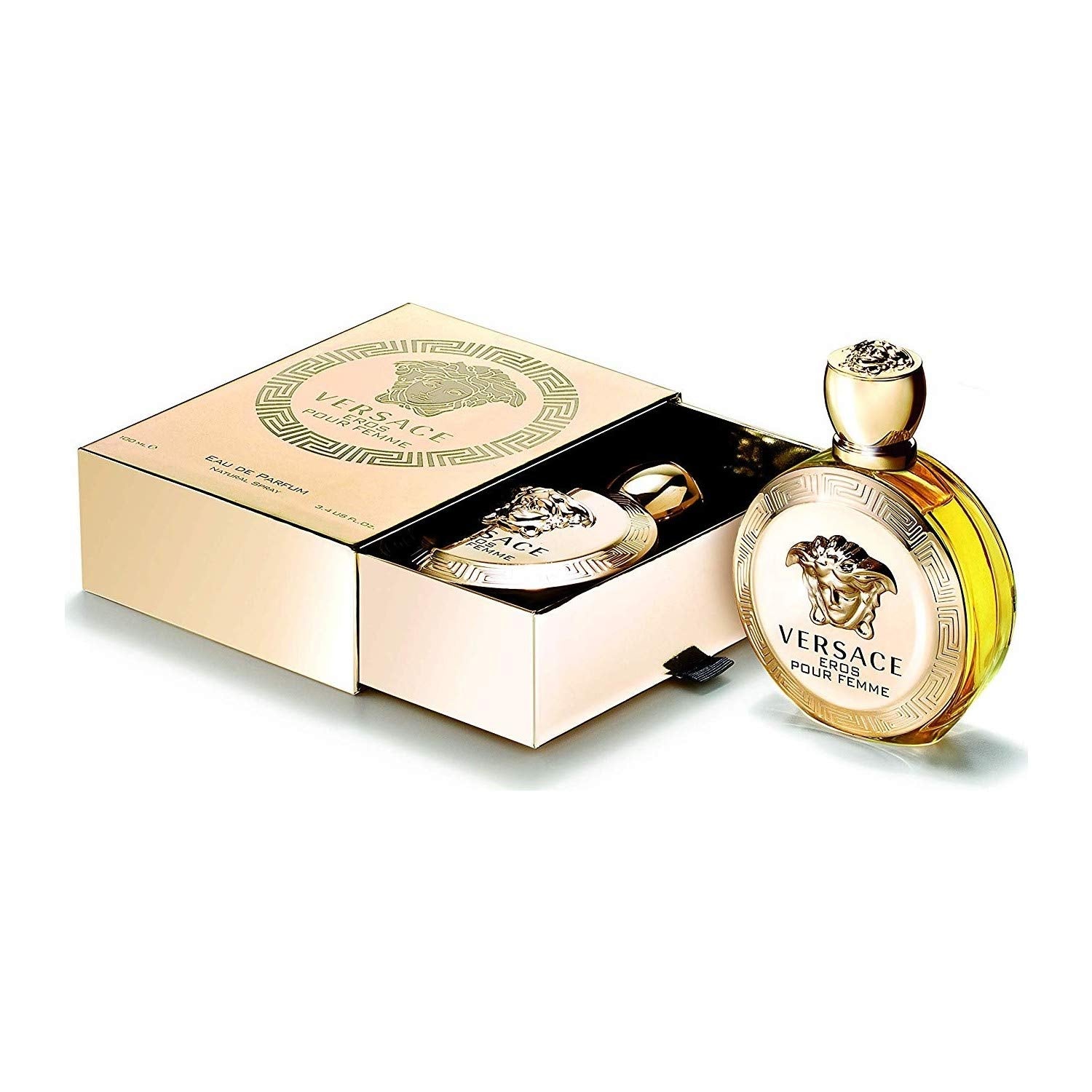 Versace Eros Pour Femme Eau De Parfum for Women, 3.4 Fl Oz