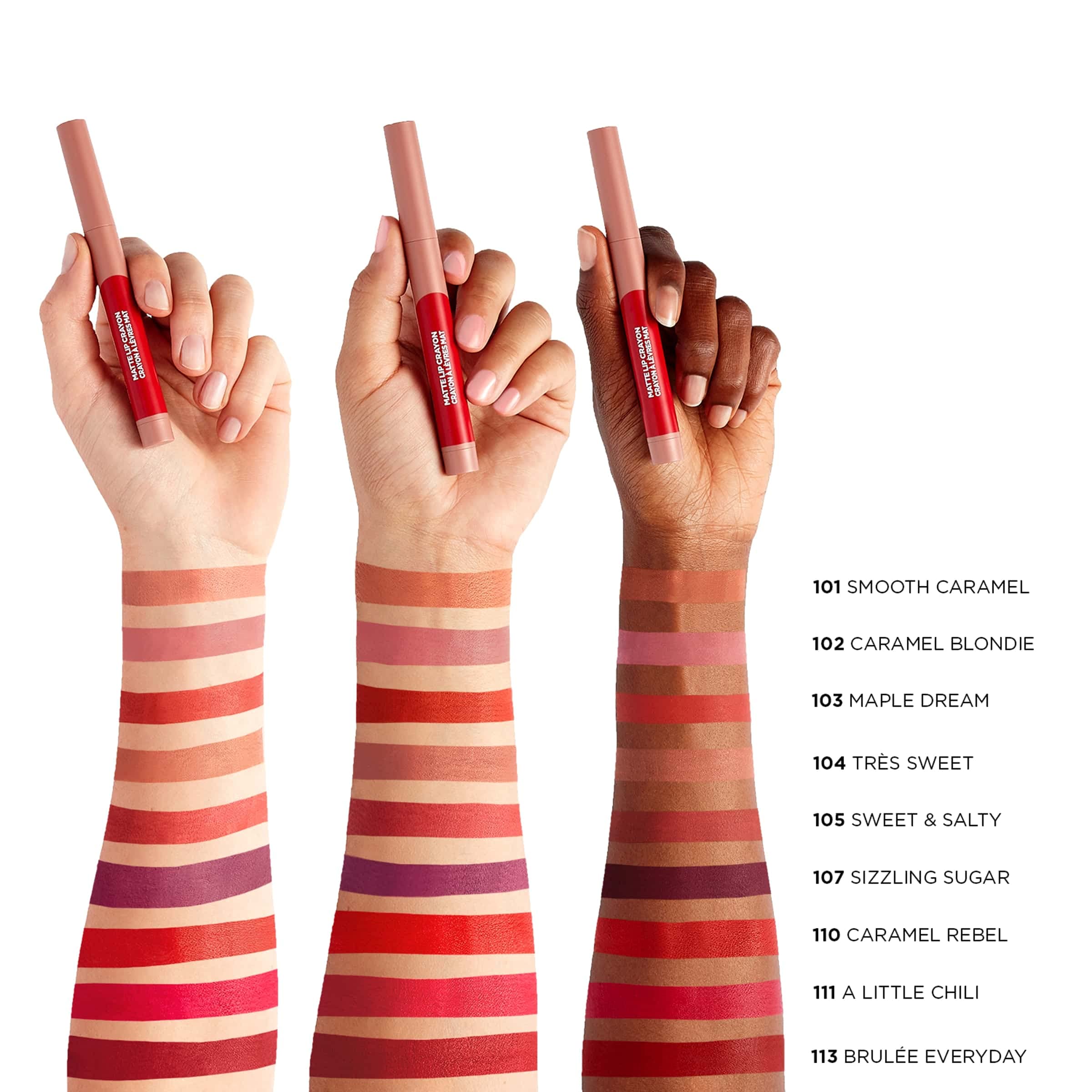 L'Oreal Infailible Matte Lip Crayon - 110 Caramel Rebel