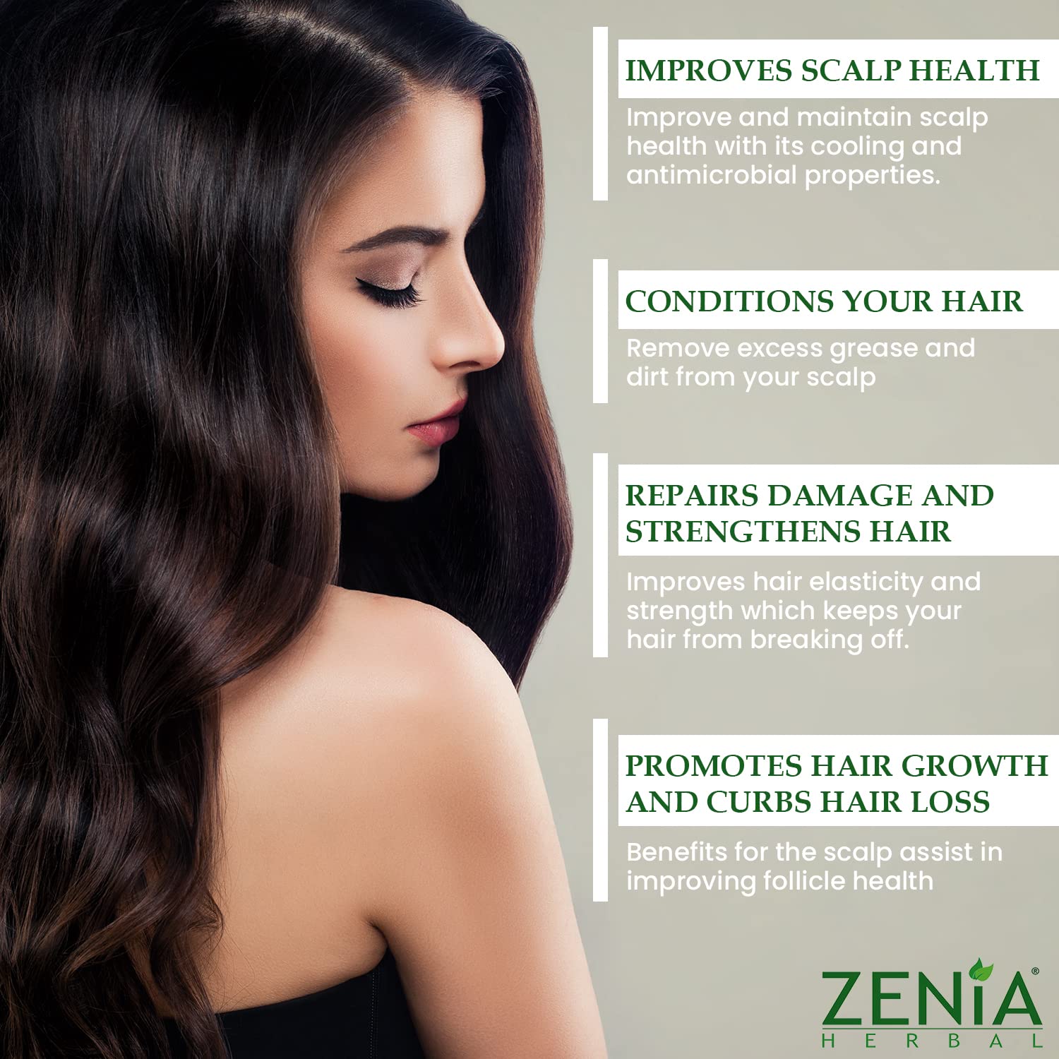 Zenia 100% Pure & Natural Henna Powder (Lawsonia Inermis) | 454 grams (1 lb) | Orange-Red Hair Color | Triple Sifted | Fresh from Rajasthan | No Chemicals, No Additives