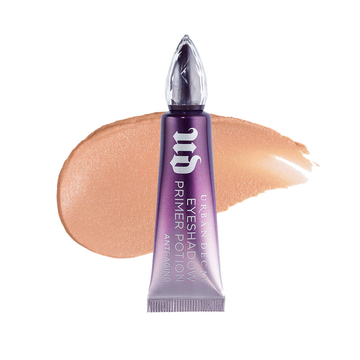 Urban Decay Anti-Aging Eyeshadow Primer Potion (Full Size), Nude Eye Primer, Improves Look of Fine Lines & Texture, Smooths & Preps Eyelid Base for Vibrant Color, Crease-free Eye Makeup - 0.33 fl oz