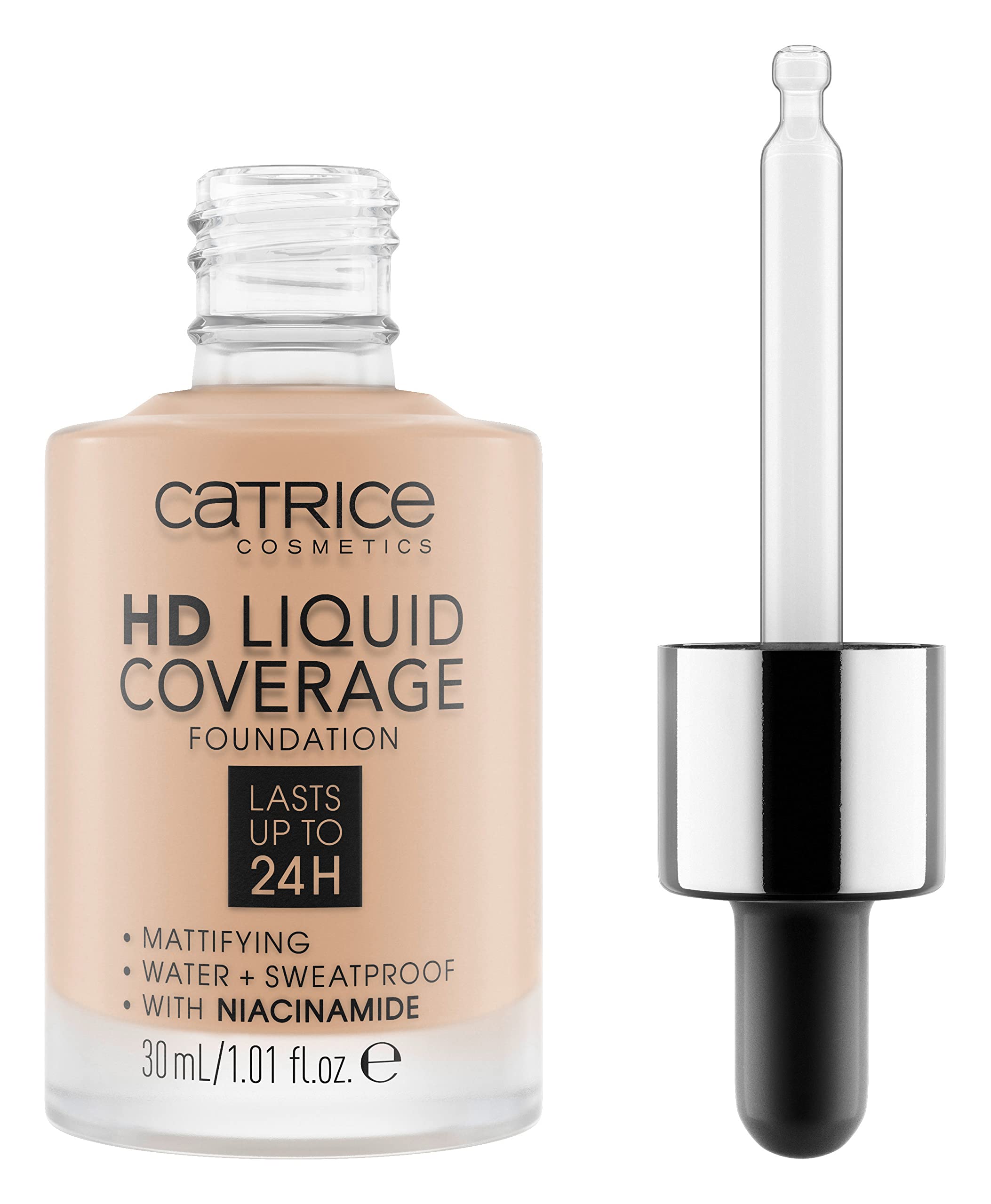 Catrice hd liquid coverage foundation sand beige 030