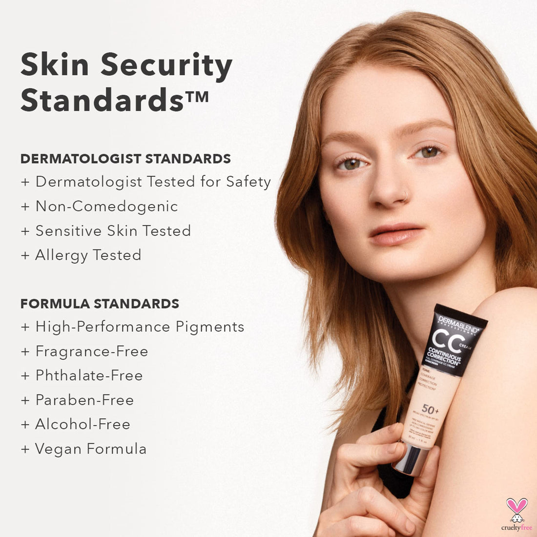 Dermablend Continuous Correction Tone-Evening CC Cream SPF 50+, 40N, 1 fl. oz.