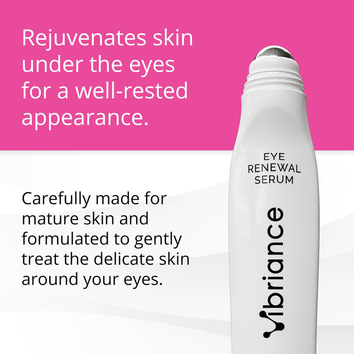 Vibriance Eye Renewal Serum - Dark Circles and Puffiness Treatment - Caffeine Formula for Reducing Bags