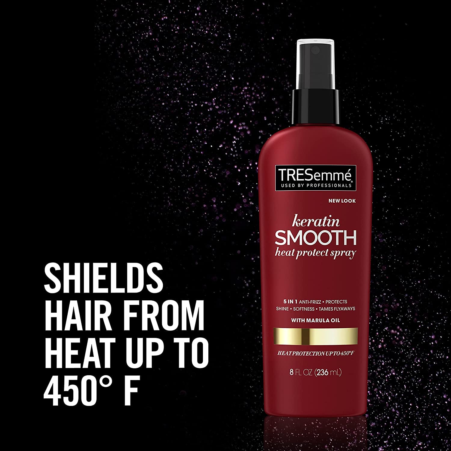Tresemme Keratin Smooth Flat Iron Smoothing Spray 8 Ounce (235ml) (2 Pack)