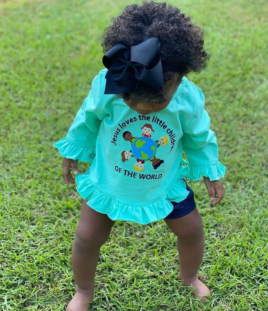 Wee Ones Girls' Classic Grosgrain Hair Bows on a WeeStay No-Slip Hair Clip, Handmade, King, Gray