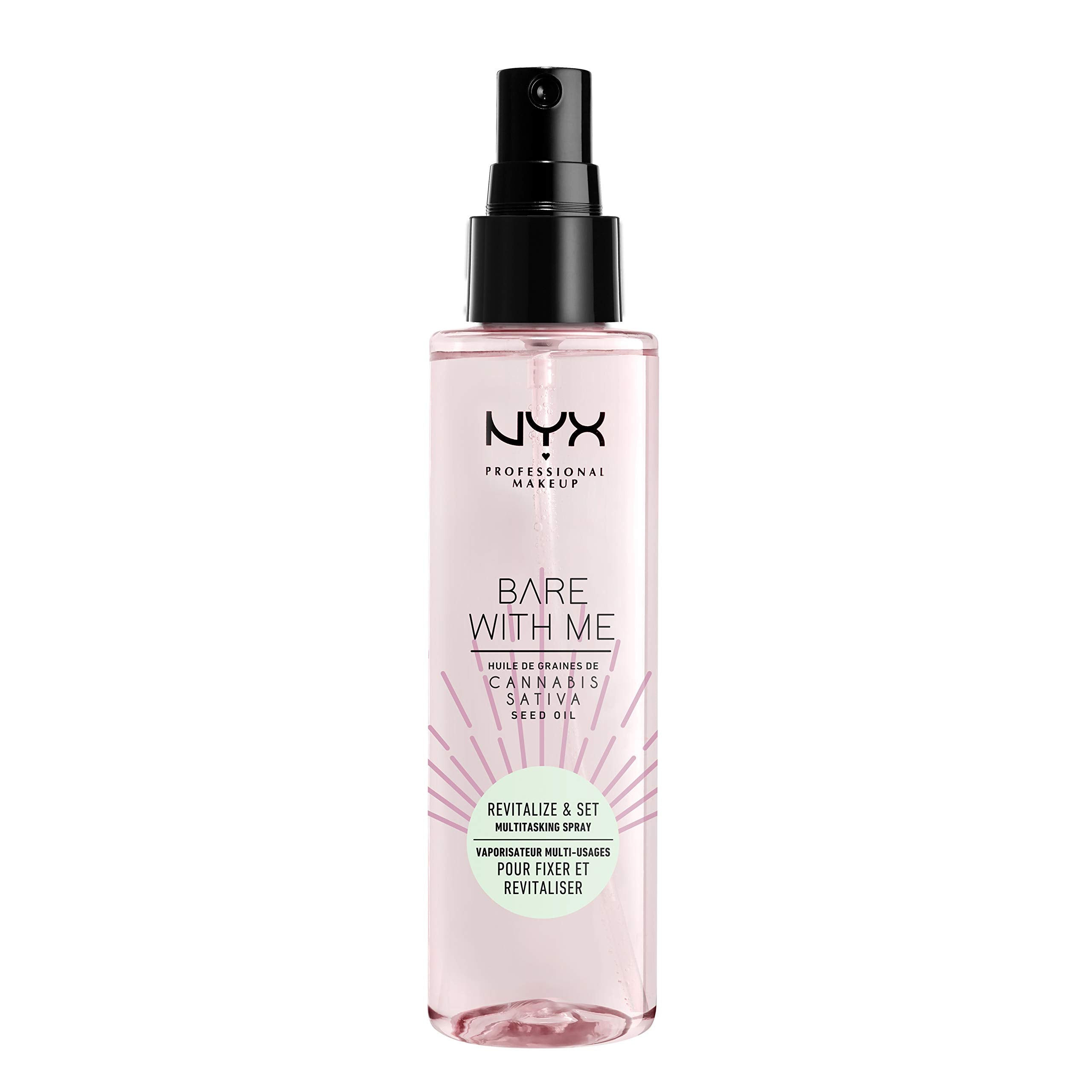 NYX PROFESSIONAL MAKEUP Bare With Me Cannabis Sativa Seed Oil Multitasking Primer & Setting Spray