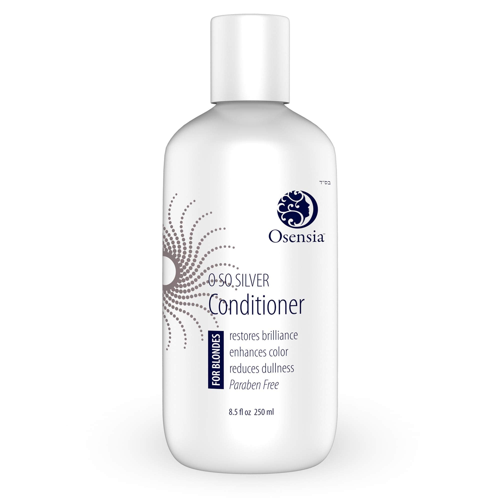 Silver Conditioner for Brassy Hair - Toning Purple Conditioner - Paraben Free Blonde Treatment for Highlights, Platinum, Bleached, and Gray Hair - Grape Seed Hydrates and Brightens Color by Osensia