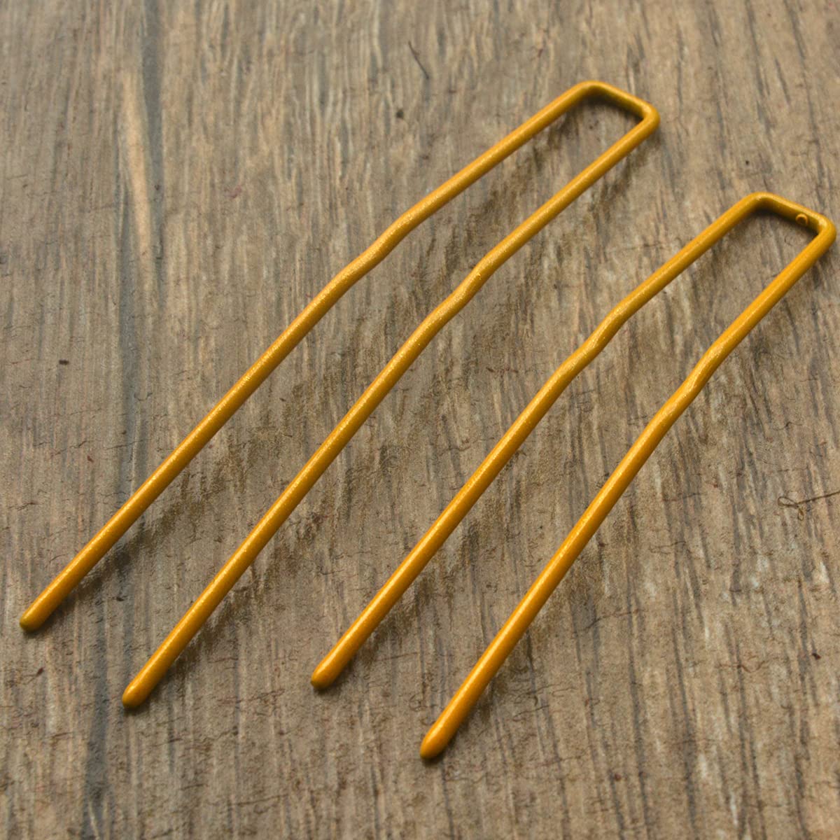 Hairpins for Bun ROCST Bobby Pins Clips for Ballet Woman girl Hairdressing salon (2 inch, Brown12pcs) (Blonde, 3 inch (Pack of 12))