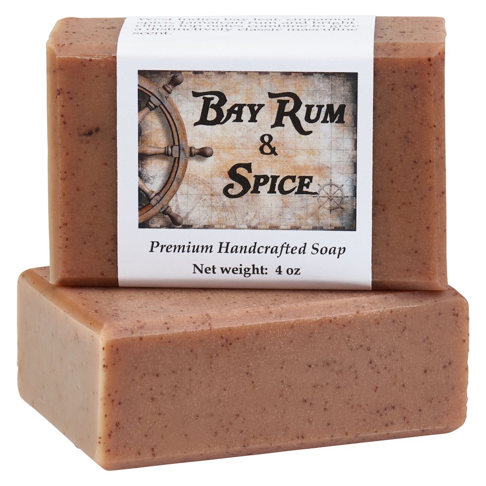 Bay Rum Soap by MoonDance Soaps - Handmade Soap with Cocoa Butter and Shea Butter
