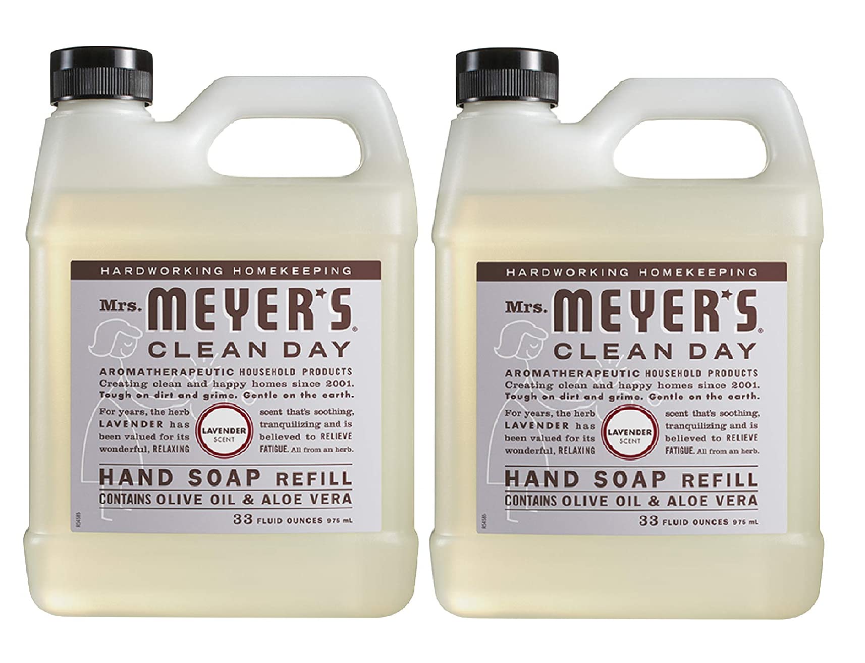 Earth Friendly, Mrs. Meyers Liquid Hand Soap Refill 33 Oz Lavender Scent- (2 pack)