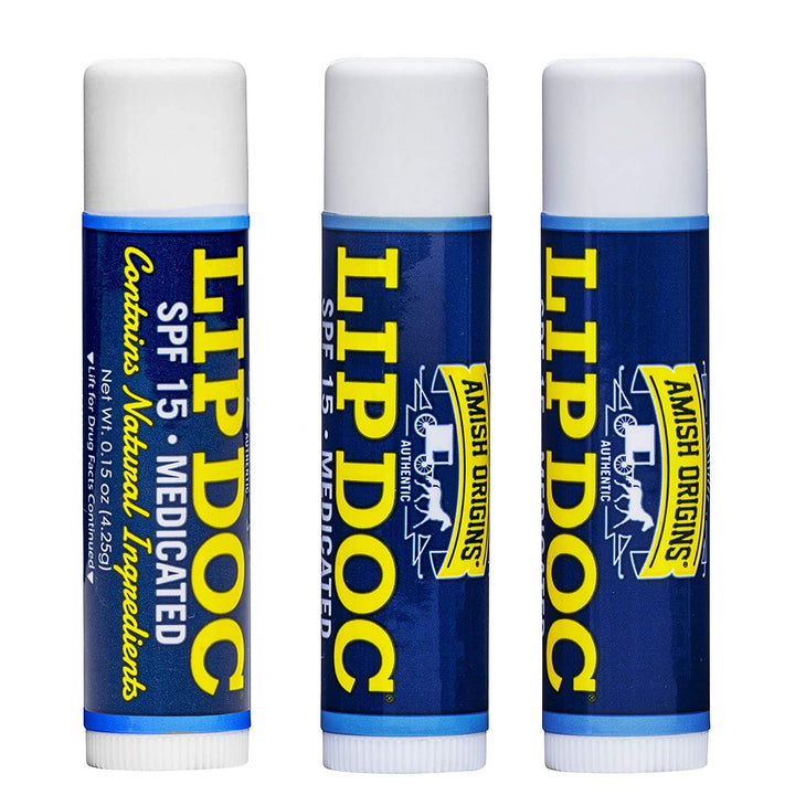 Lip Doc - Medicated Lip Balm with SPF 15 Sunblock - 6 Pack