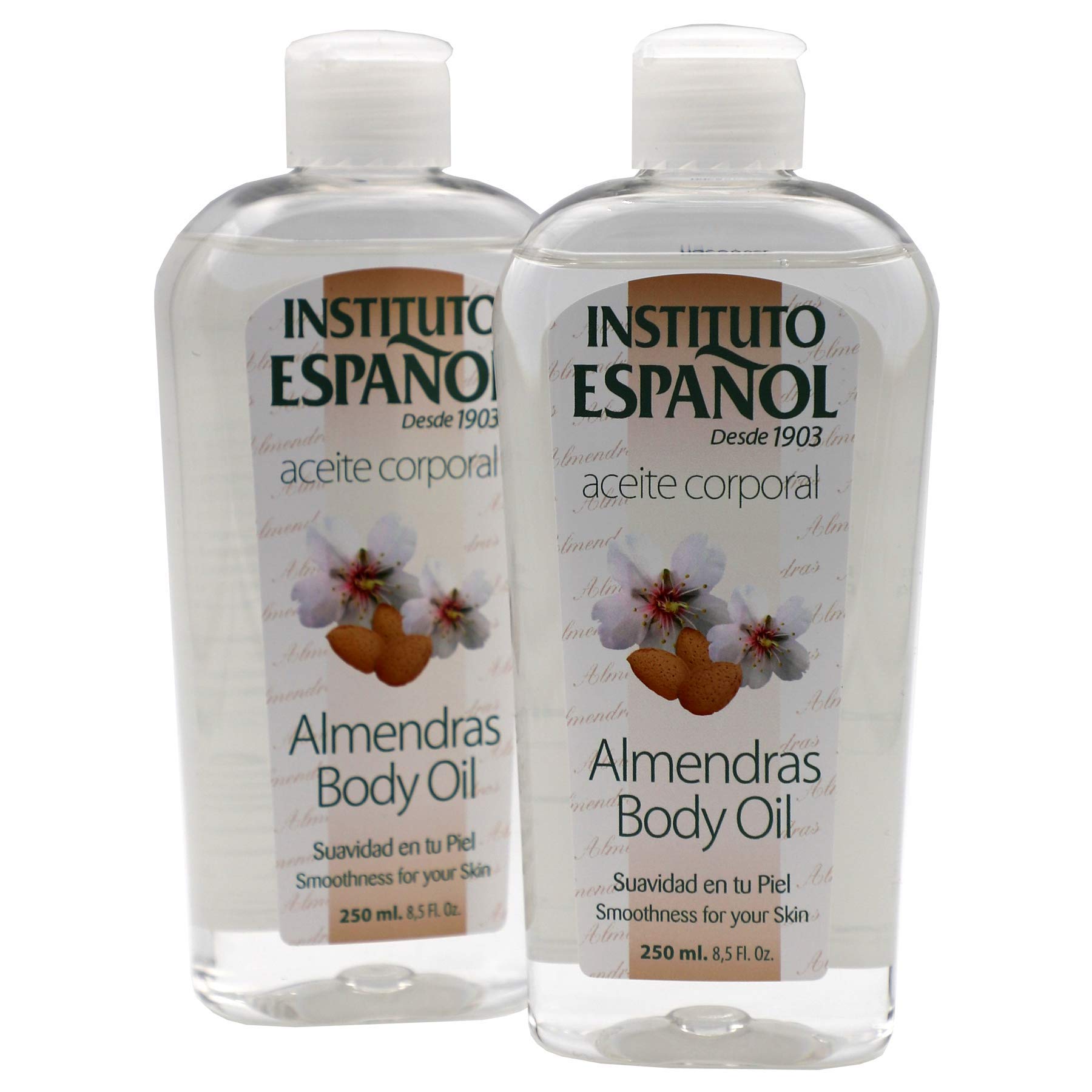 Instituto Español Almond Body Oil, Smoothness for your Skin, 2-Pack Of 8.5 FL Oz each, 2 Bottles