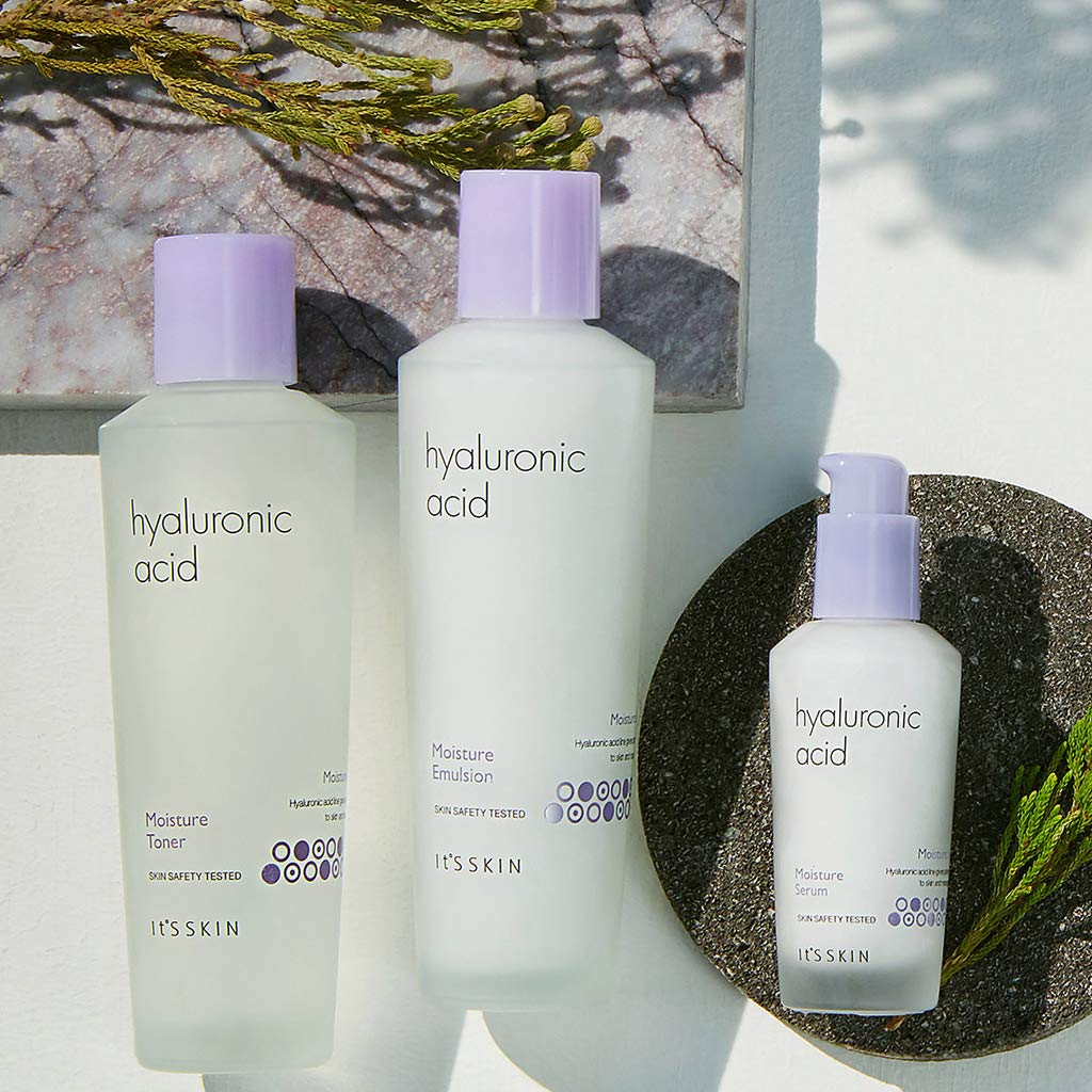 It'S SKIN Hyaluronic Acid Moisture Emulsion, Face Emulsion Moisturizer for Healthy Skin, Nourishing &Hydrating, Dewy Glow Anti-aging Lotion, 5.07 fl.oz.