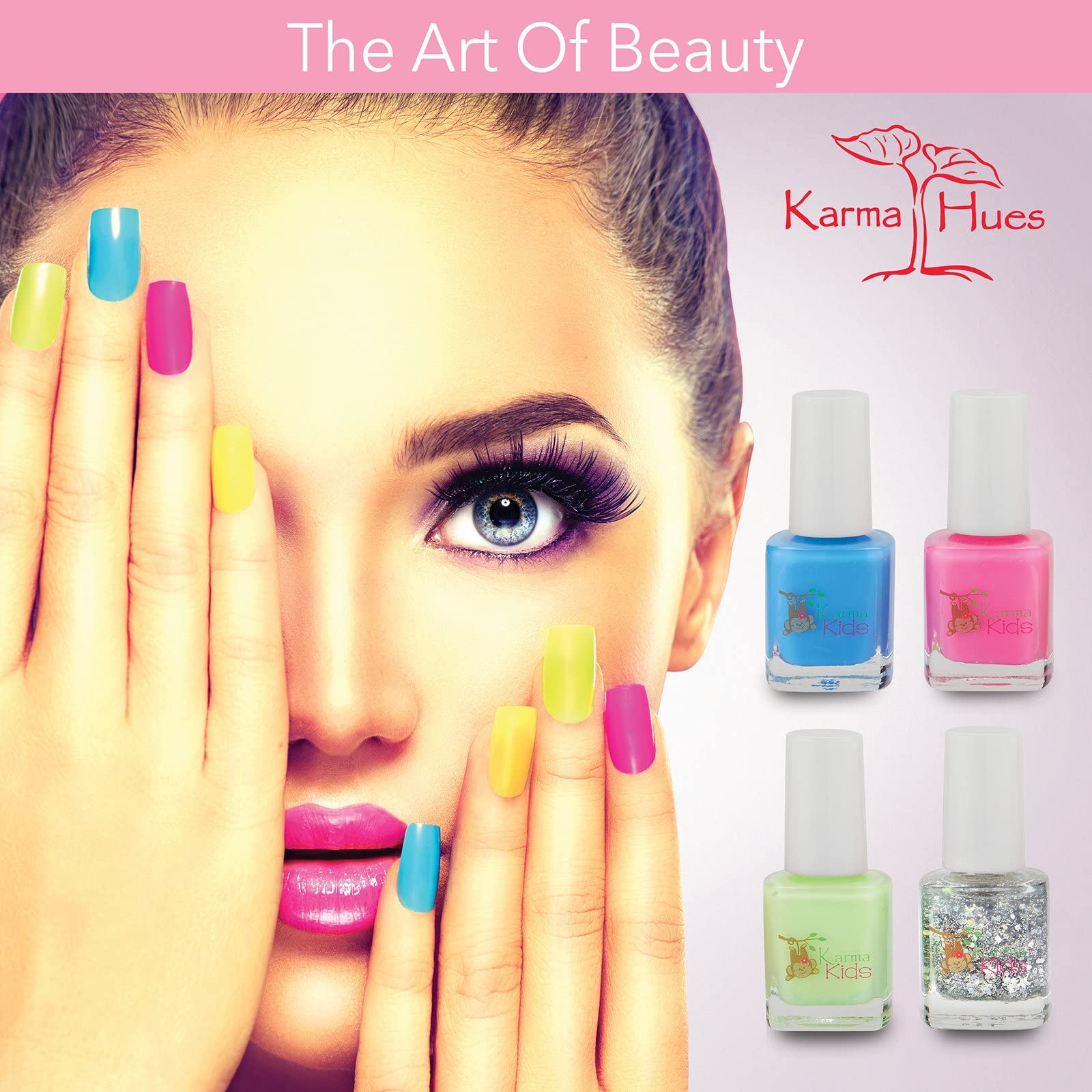 Karma Organic Spa Karma Kids Box Set No. 1 - Nail Polish; Non-Toxic, Vegan and Cruelty-Free