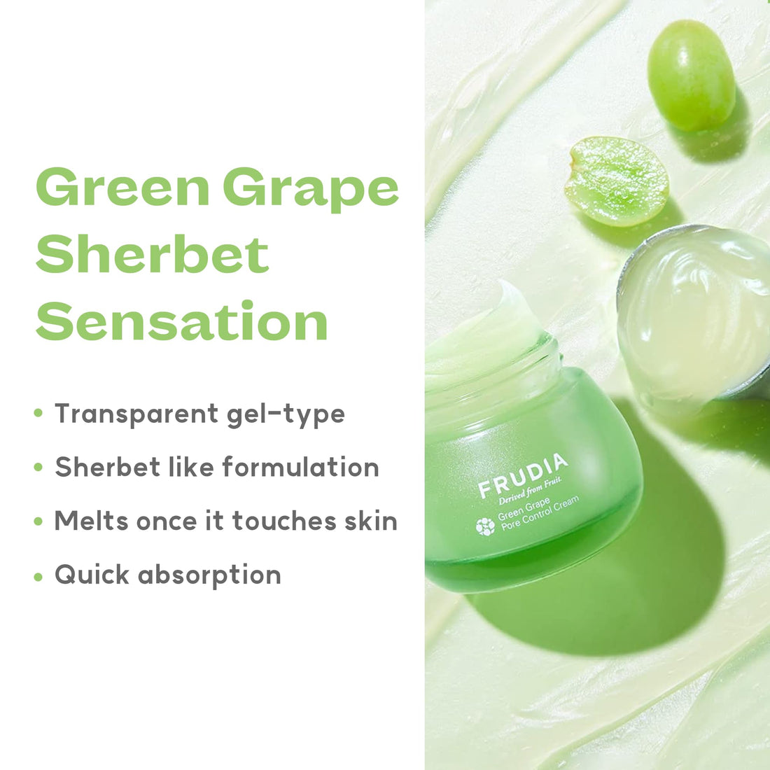 FRUDIA Green Grape Pore Control Cream 55g / 1.94 oz