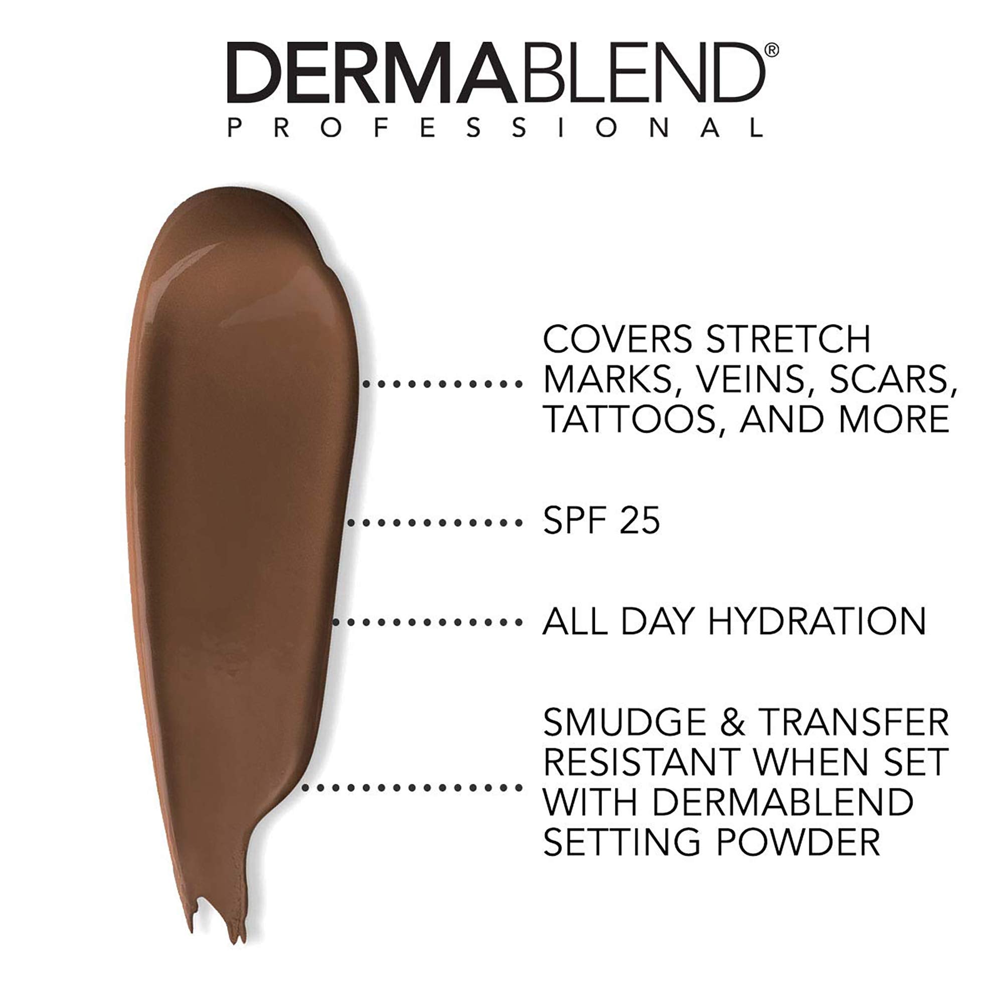 Dermablend Leg and Body Makeup Liquid Foundation Deep Natural 85N
