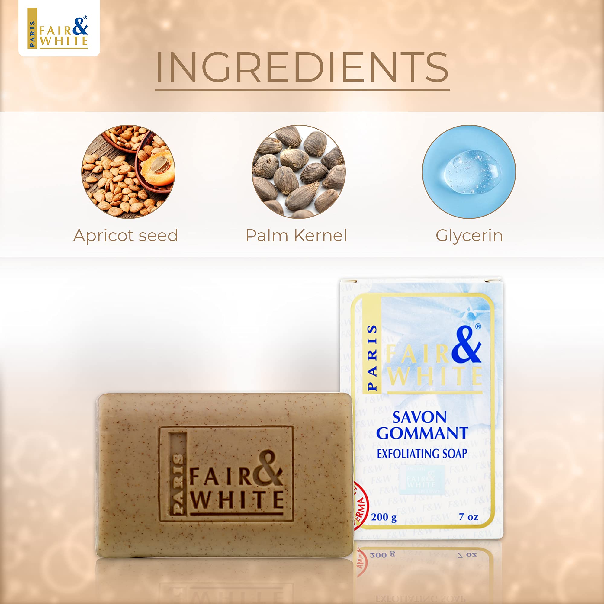 Fair & White Savon Gommant Exfoliating Soap #64533