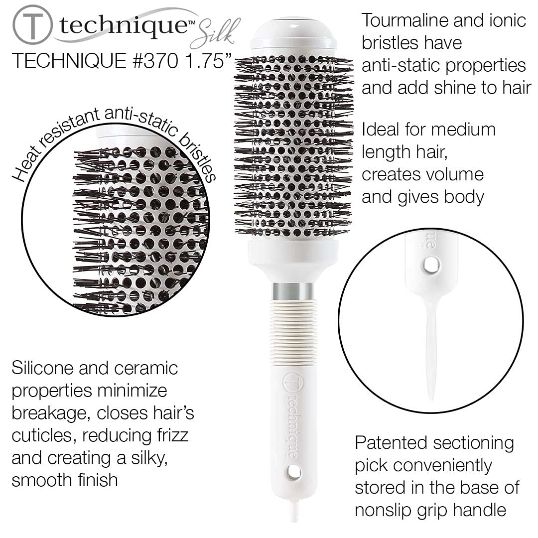 Cricket Technique 370 Silk Thermal Brush, 1.75 Inch
