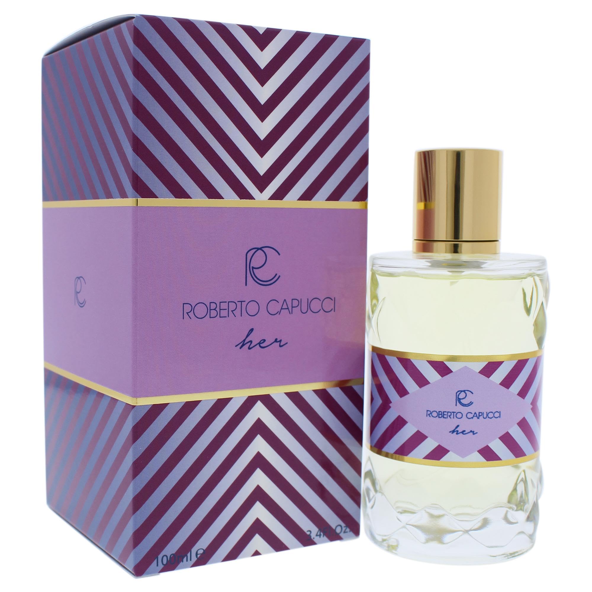 Roberto Capucci Her Eau de Parfum Spray for Women, 3.4 Ounce