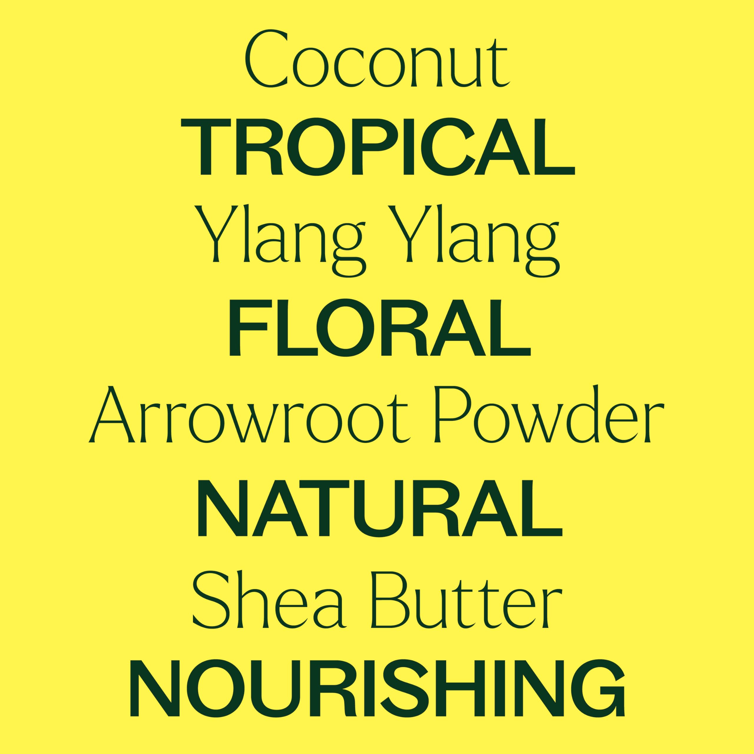 Plant Therapy Coconut Ylang Ylang Natural Deodorant for Men & Women 2.65 oz Aluminum Free, with Coconut Oil, Shea Butter, Earth Wax, & Baking Soda, Smooth Application, Long Lasting Odor Control