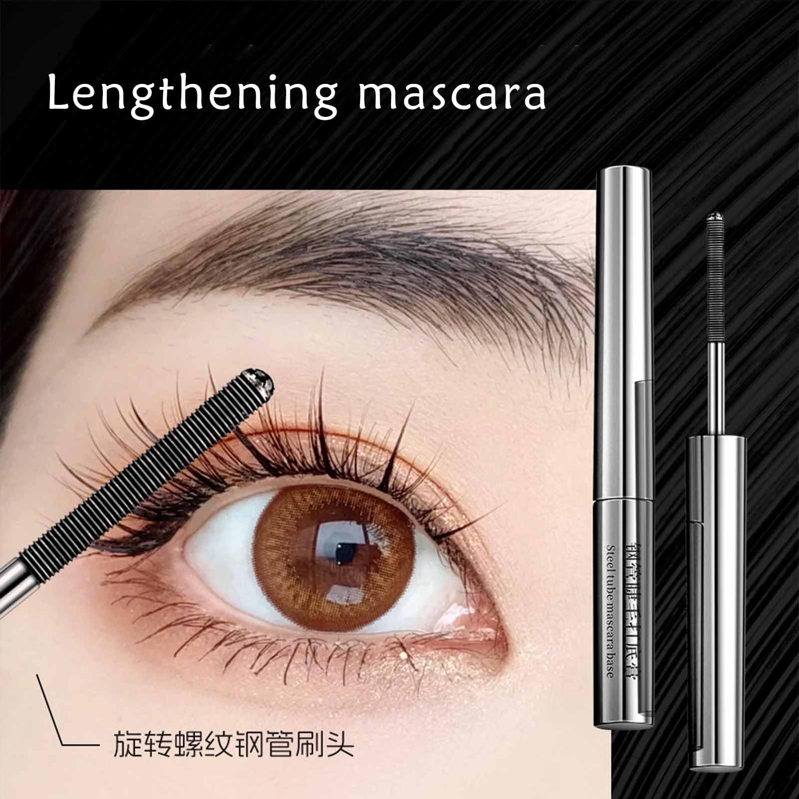 Eyelash Primer before Mascara Volume and Length Curl Waterproof Sweatproof Lengthening Mascara Primer Non-Smudge Long Lasting